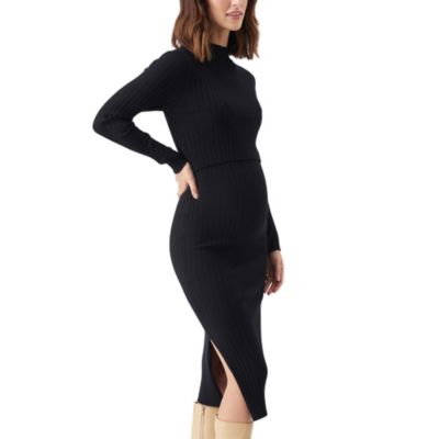 Maternity Nella Rib Nursing Knit Dress