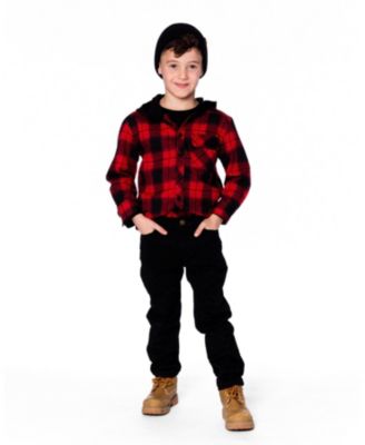 Baby Boy Stretch Twill Pants Black - Baby