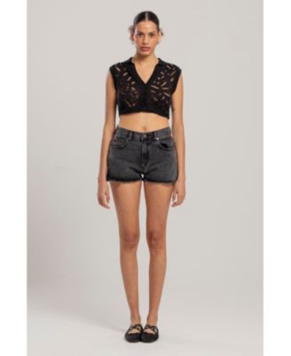 Women's Free Heaven Normal Waist Mini Shorts