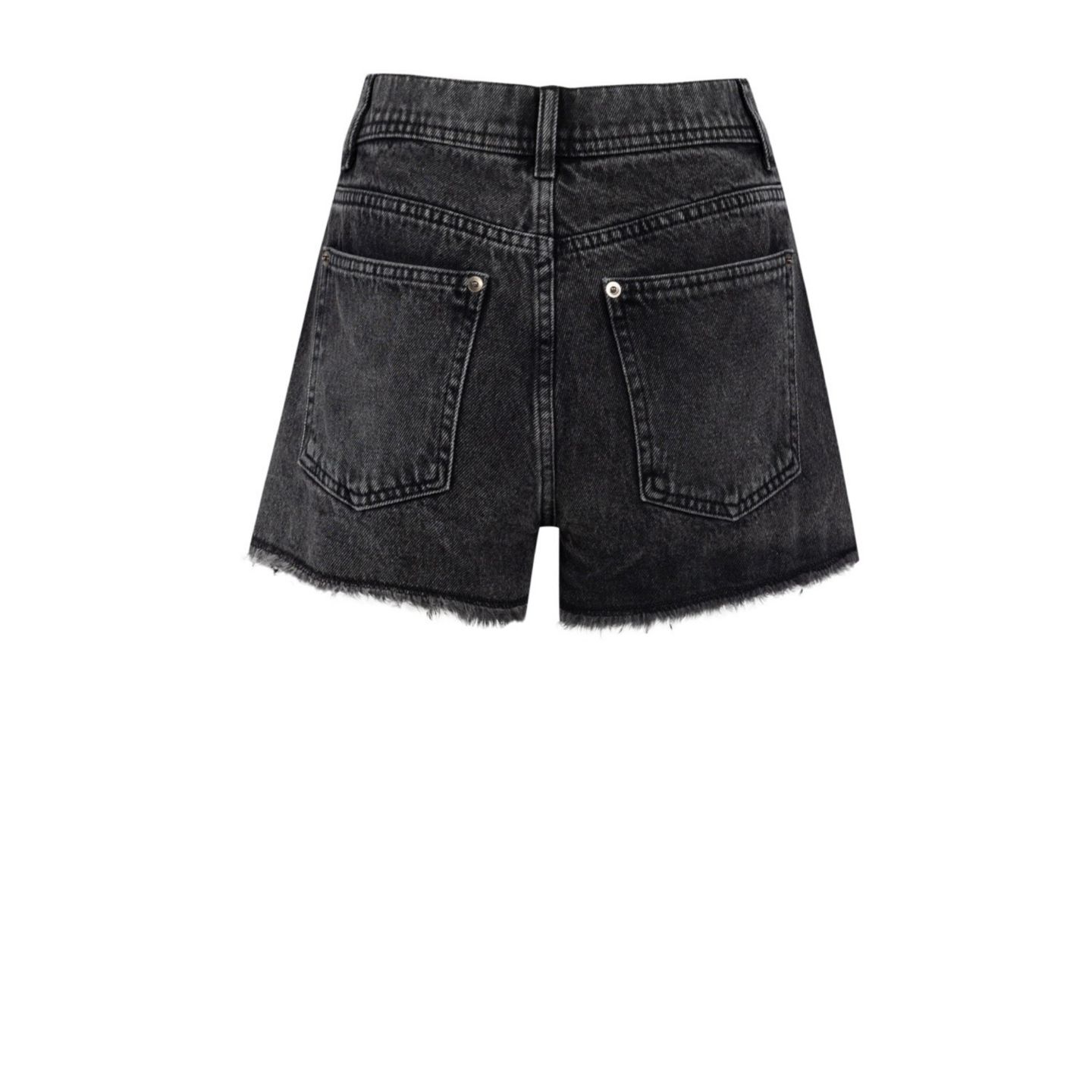 Женские шорты PCFG Free Heaven Normal Waist Mini, цвет: Потёртый чёрный — фото 6