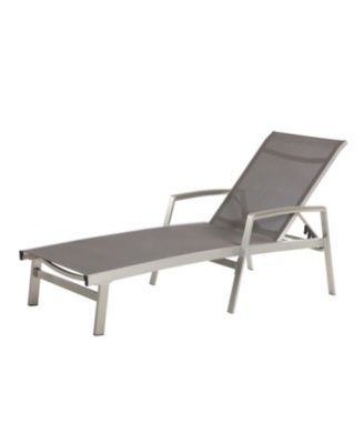 Outdoor Chaise Lounge Set - Aluminum Frame Adjustable