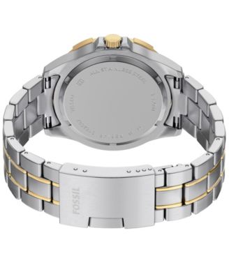 Men's Garrett Multifunction Two-Tone Stainless Steel Watch, 44mm