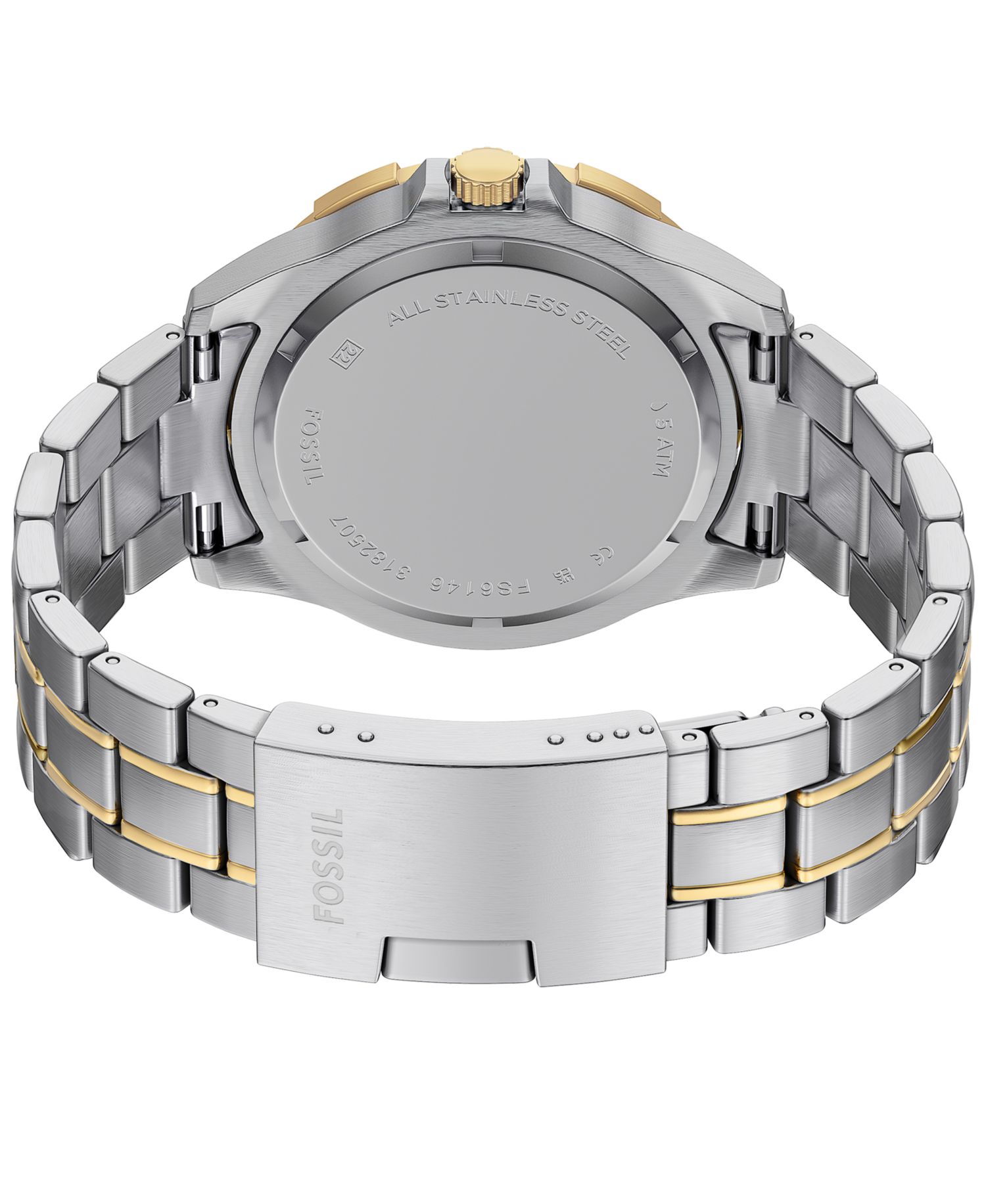 Men's Garrett Multifunction Two-Tone Stainless Steel Watch, 44mm