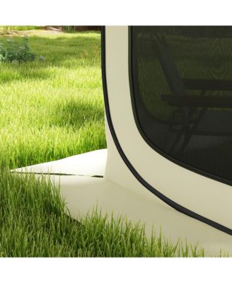 6' x 6' Pop Up Screen Tent, UPF50+ Camping Gazebo w/ Carry Bag,