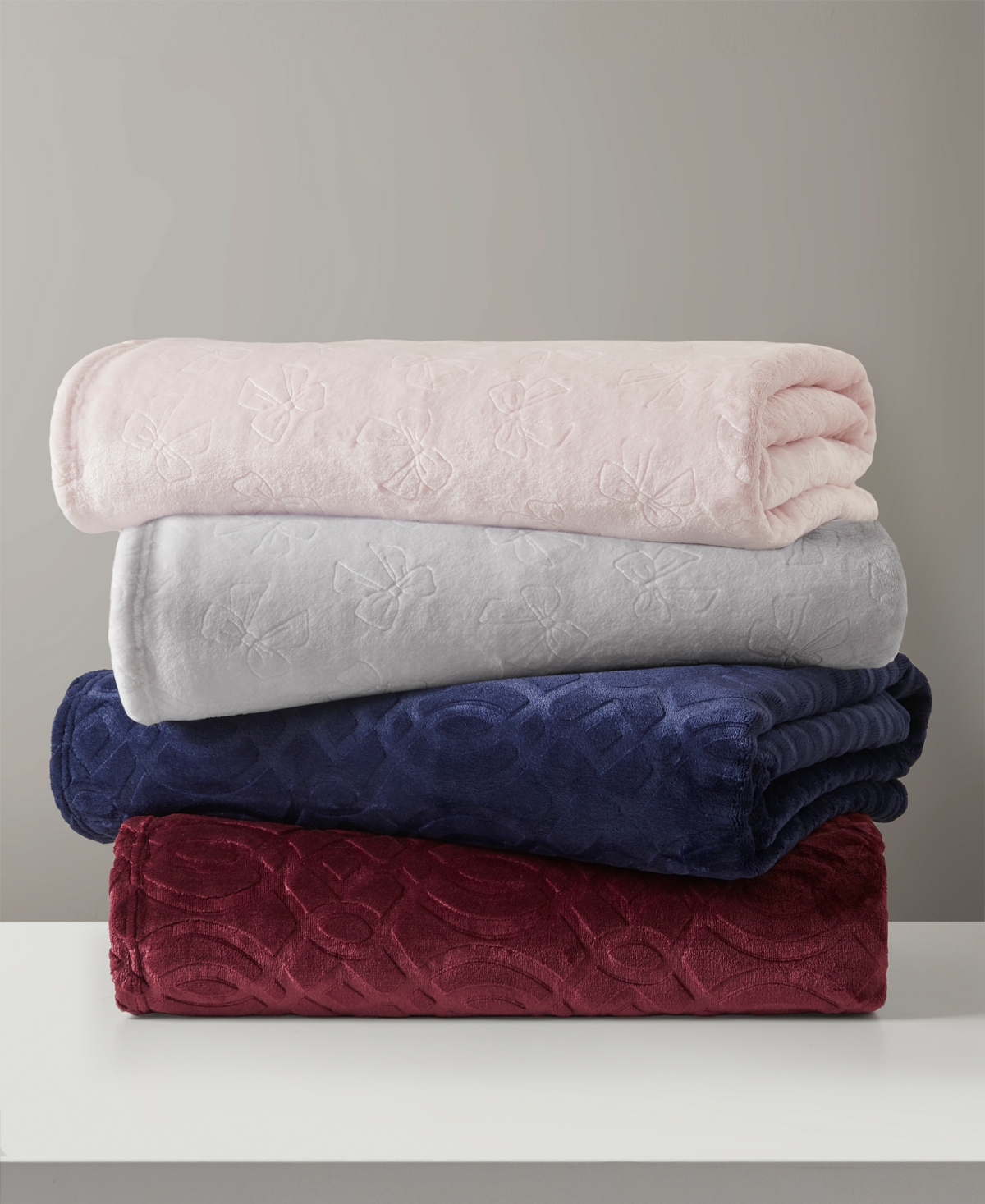 Premier Comfort Cozy Embossed Throw Blanket, 50" X 60" In Multi