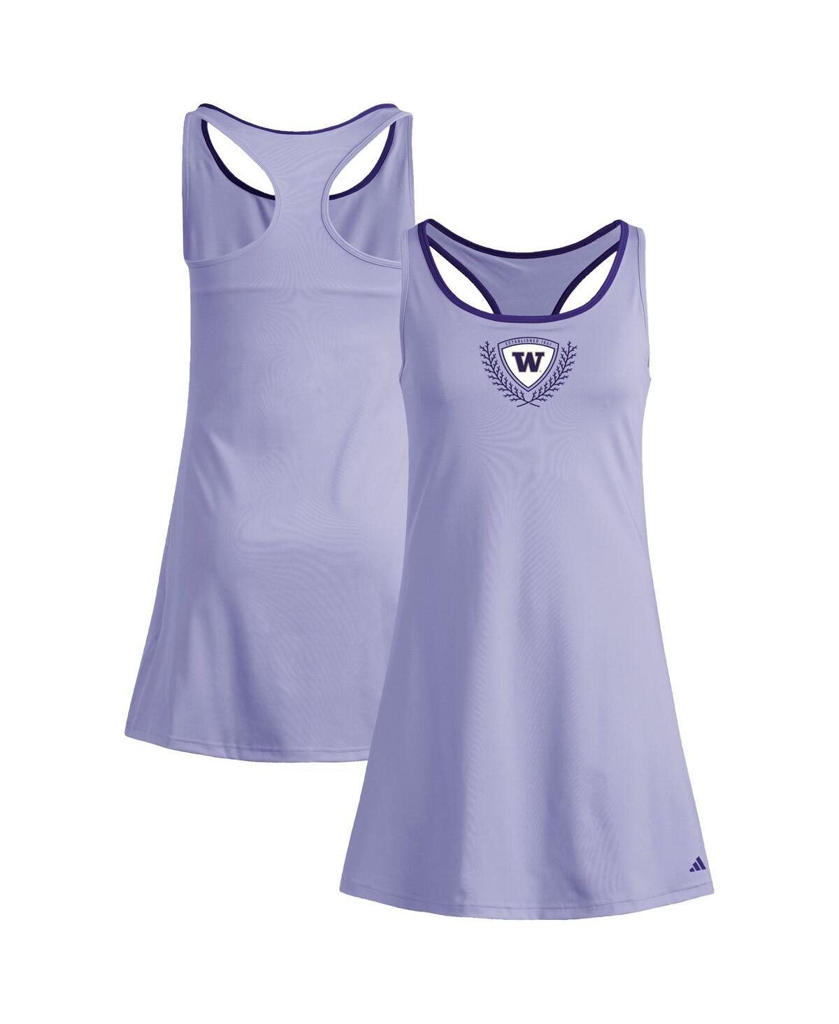 Women's Purple Washington Huskies Spring Fling Active Racerback Skort Dress - Purple