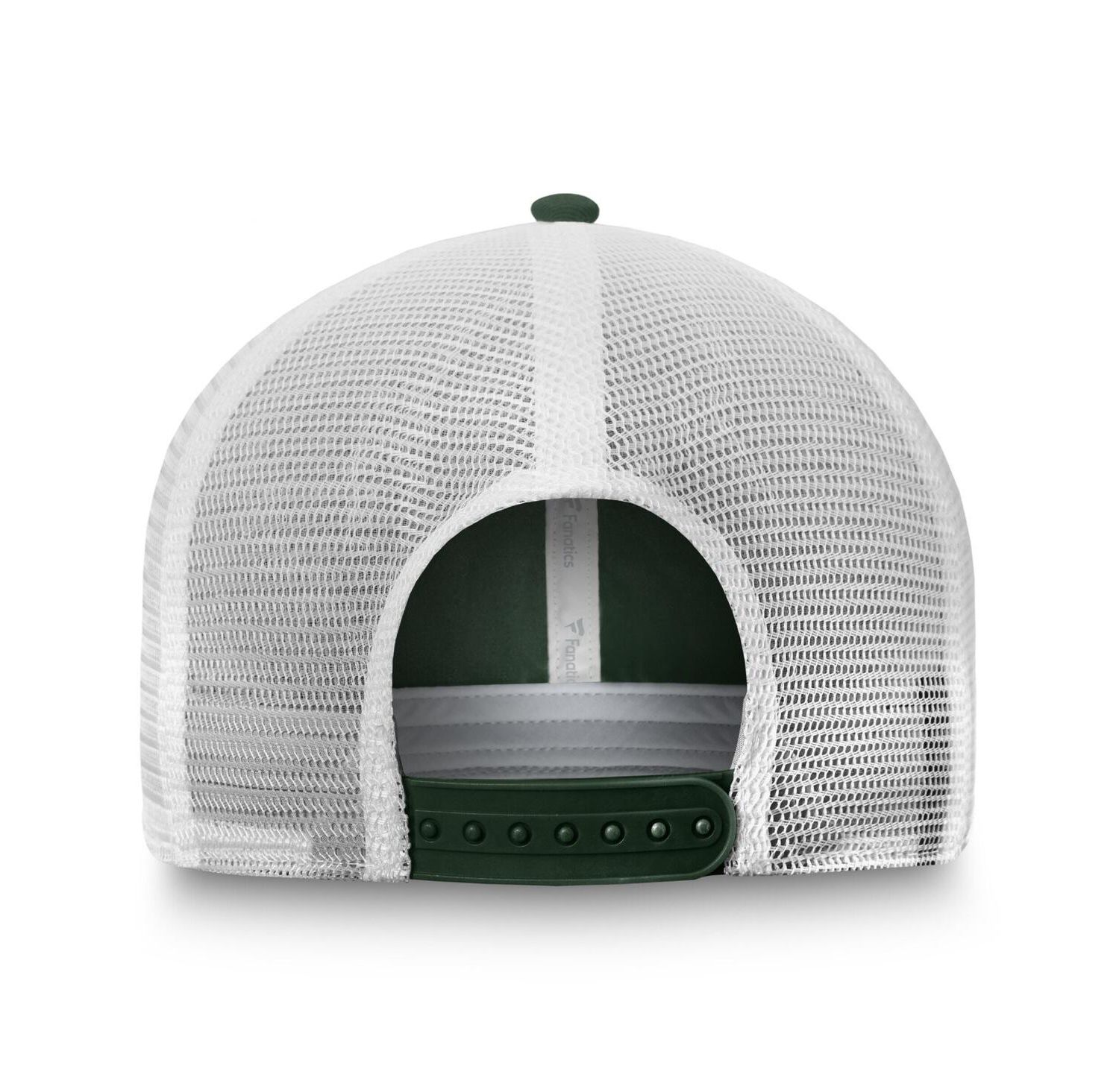 Men's Green/White Minnesota Wild Core Primary Logo Trucker Adjustable Hat