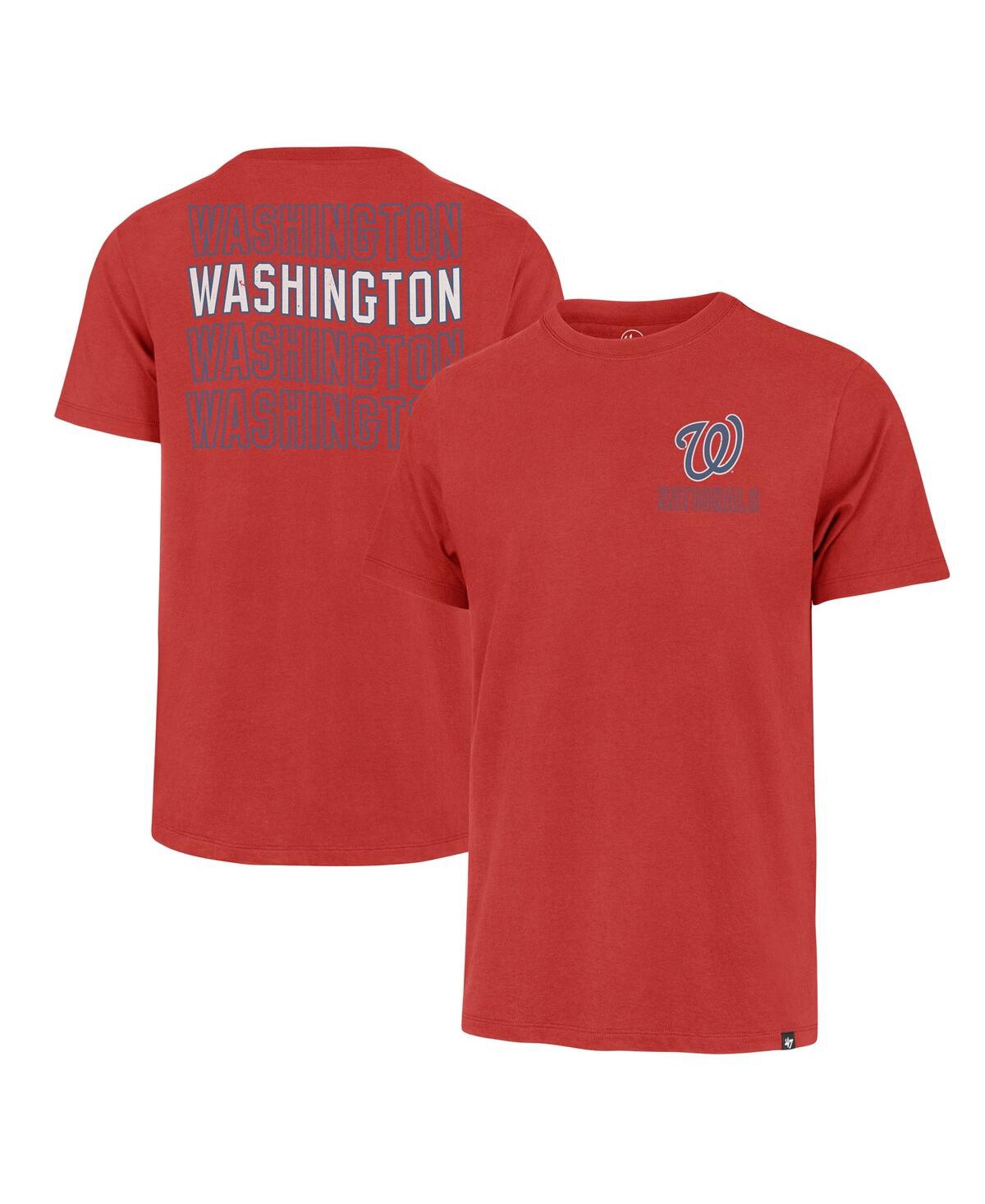 Men's Red Washington Nationals Hang Back Franklin T-Shirt - Red