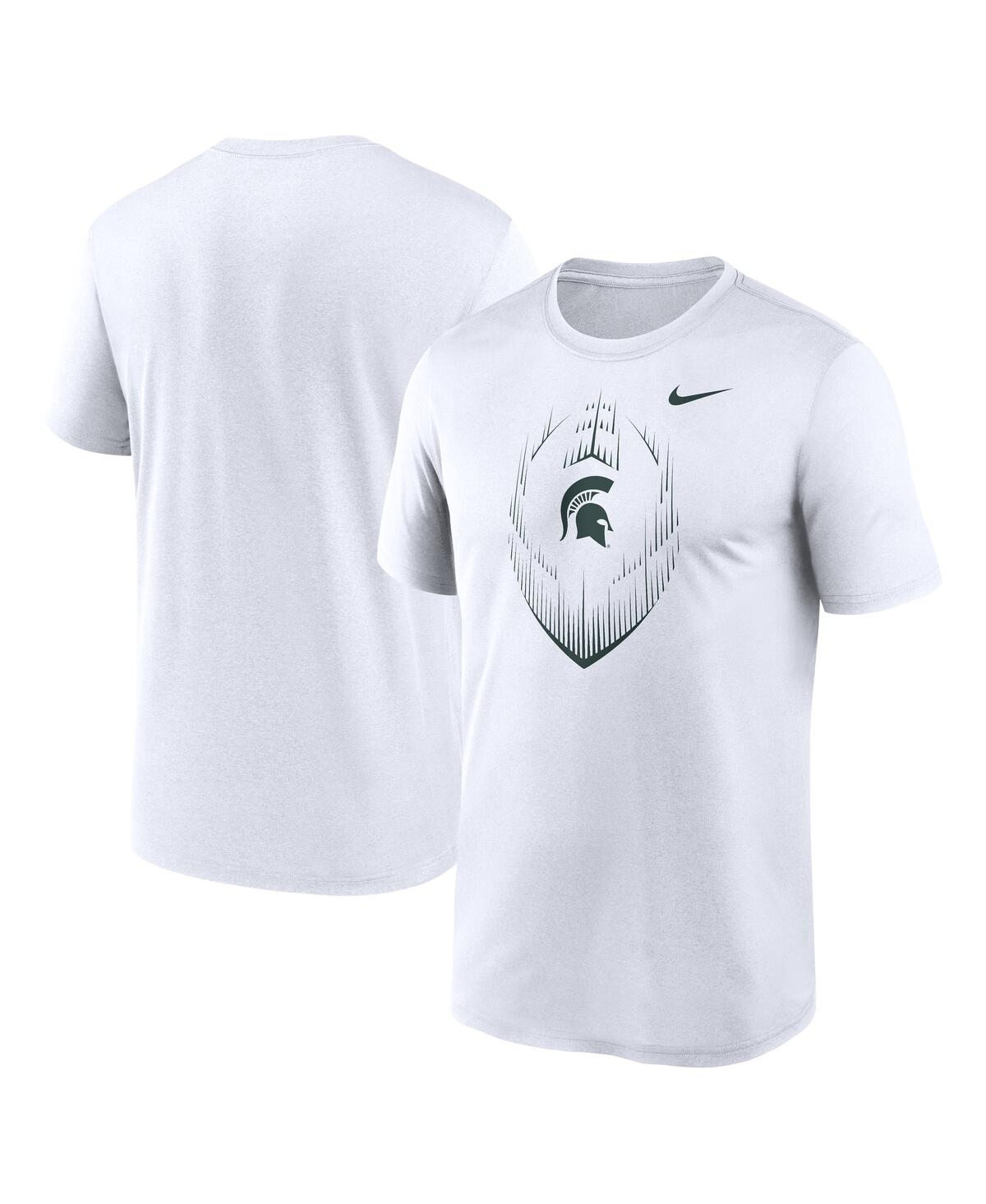 Men's White Michigan State Spartans Primetime Legend Icon Performance T-Shirt - White