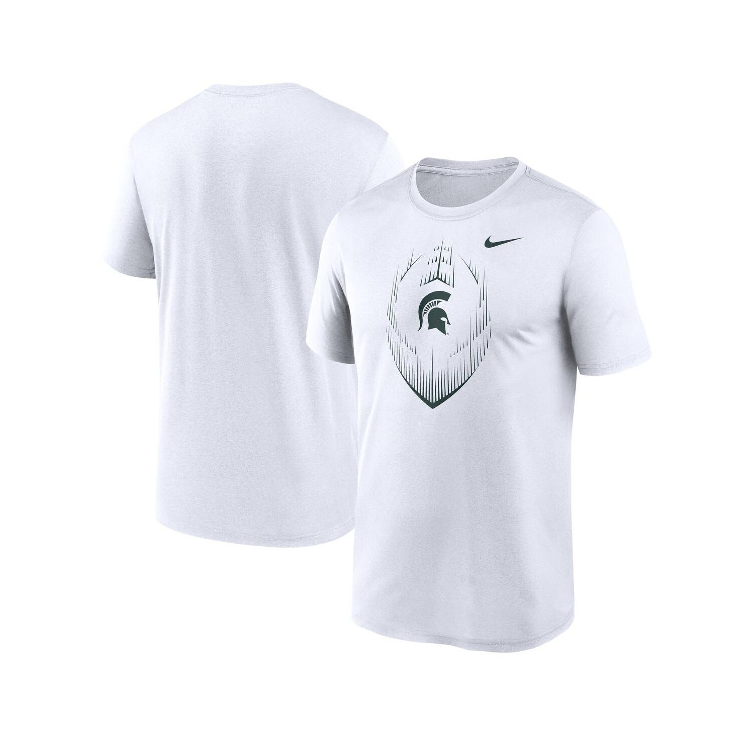 Men's White Michigan State Spartans Primetime Legend Icon Performance T-Shirt