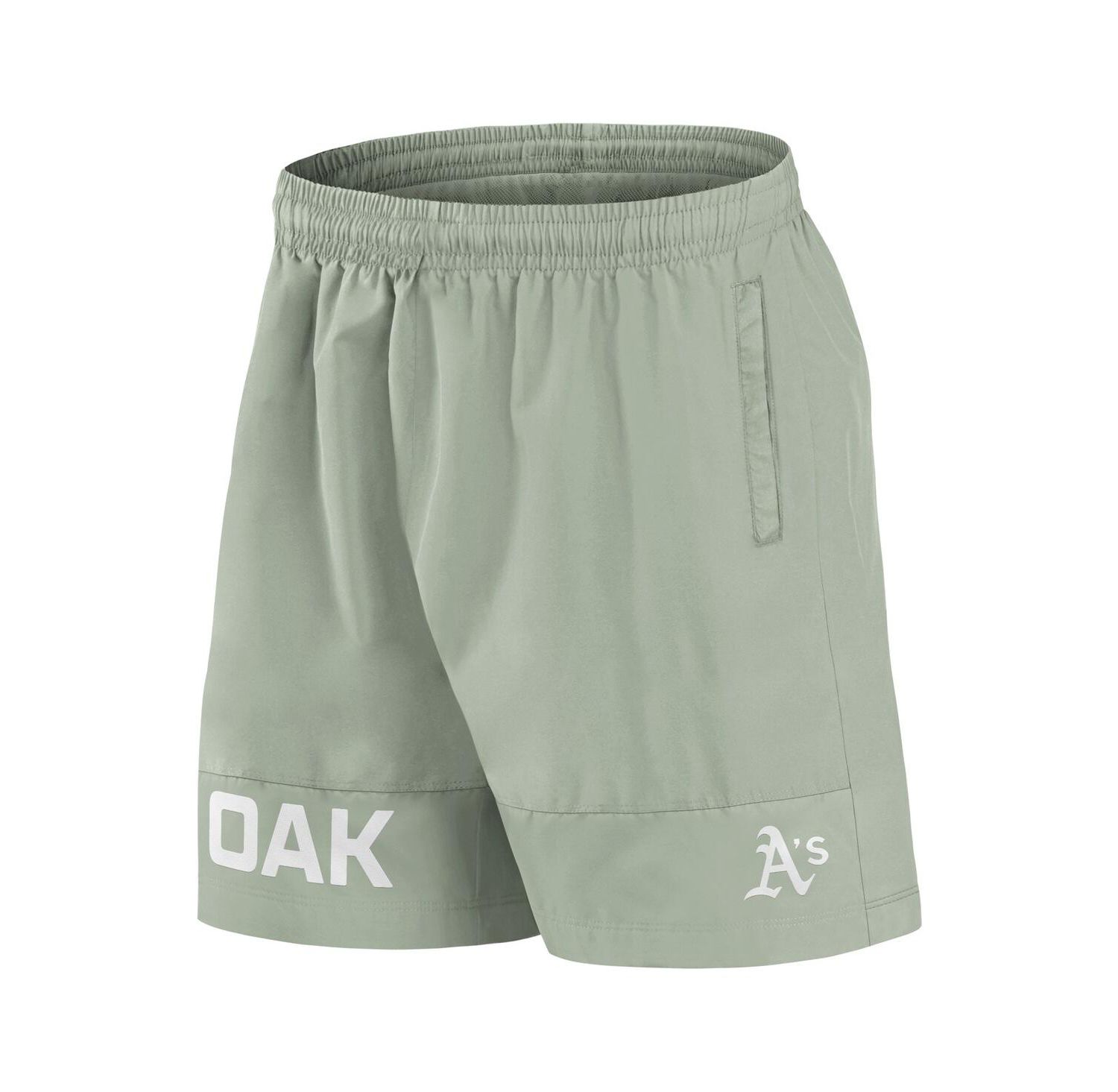 Men's Green Oakland Athletics Elements Swim Shorts