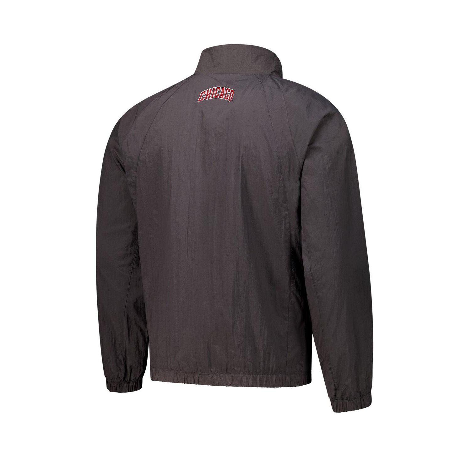 Men's Gray Chicago Bulls Courtside Statement Edition Jumpman Jam Full-Zip Jacket