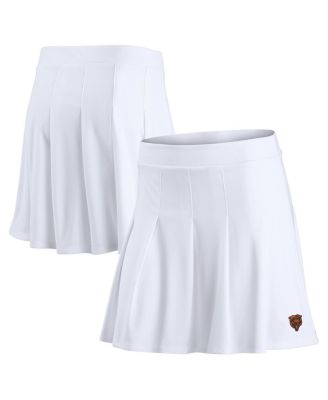 Fanatics - Women's White Chicago Bears Primary Logo Tennis Skort