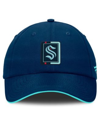 Men's Navy/Light Blue Seattle Kraken Authentic Pro Ripstop Adjustable Hat