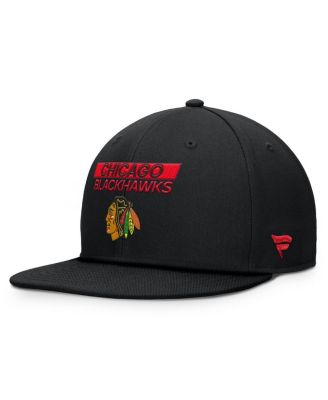 Fanatics - Men's Black Chicago Blackhawks Authentic Pro Prime Snapback Hat