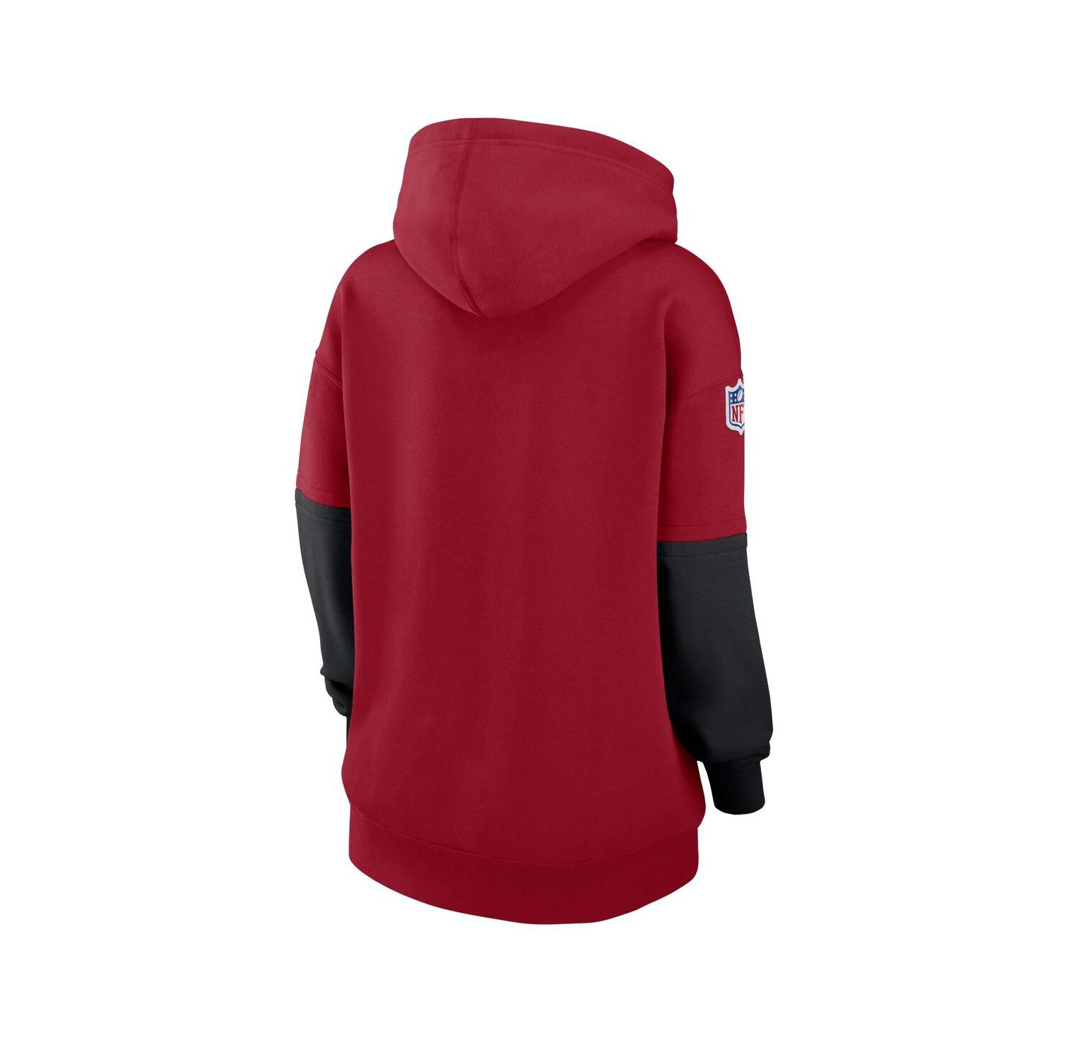 Women's Cardinal Arizona Cardinals 2024 Sideline Essential Fleece Pullover Hoodie