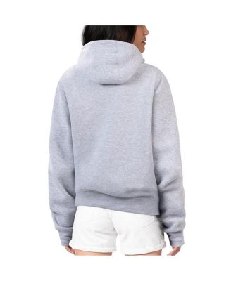 Women's Heather Gray Boston Red Sox City Graphic Pullover Hoodie