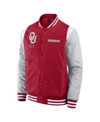 Men's Crimson Oklahoma Sooners Elements&nbsp;Elite Full-Snap Jacket