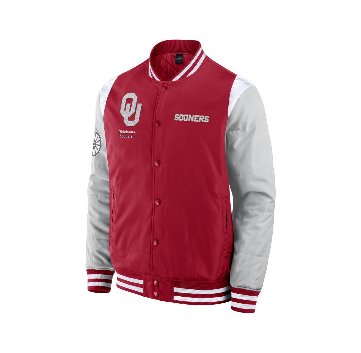 Men's Crimson Oklahoma Sooners Elements Elite Full-Snap Jacket