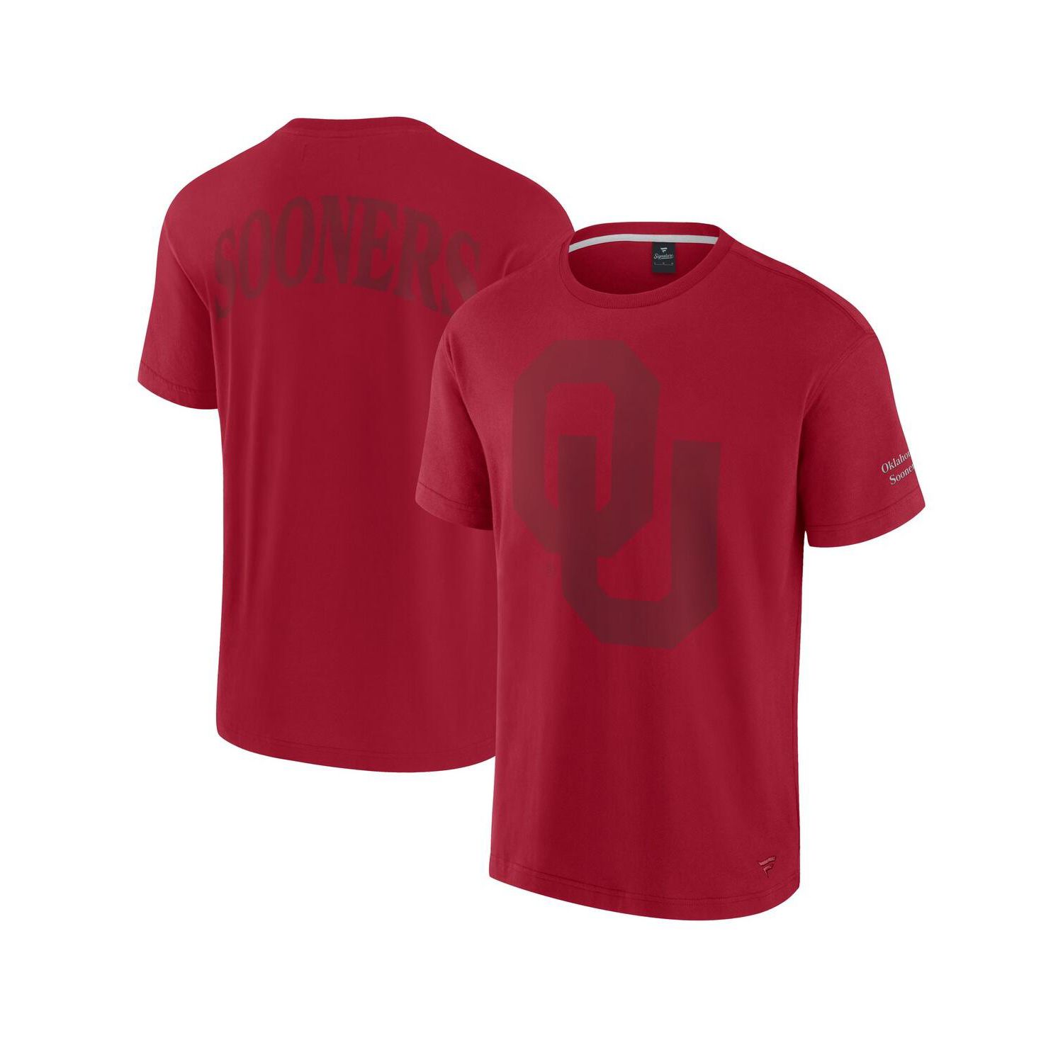 Men's Crimson Oklahoma Sooners Iconic T-Shirt