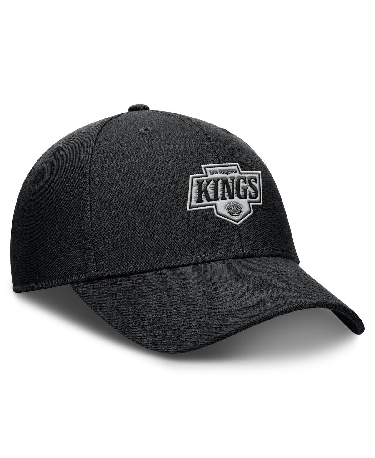 Fanatics Men's Black Los Angeles Kings Core Adjustable Hat In Black