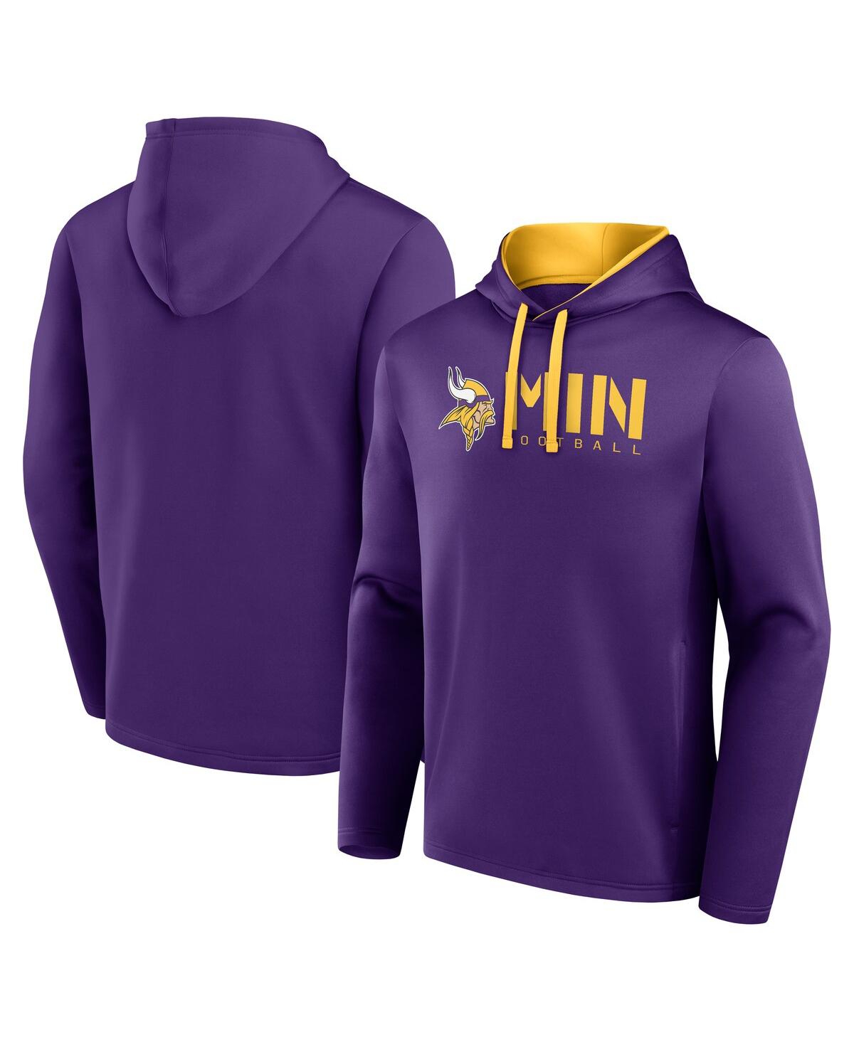 Men's Purple Minnesota Vikings Head Start Pullover Hoodie - Purple