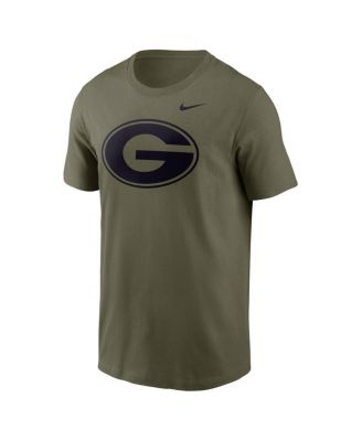 Men's Olive Georgia Bulldogs Primetime Logo Performance T-Shirt
