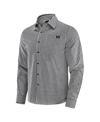 Men's Black Chicago Bears Dual Threat Long Sleeve Button-Up Shirt