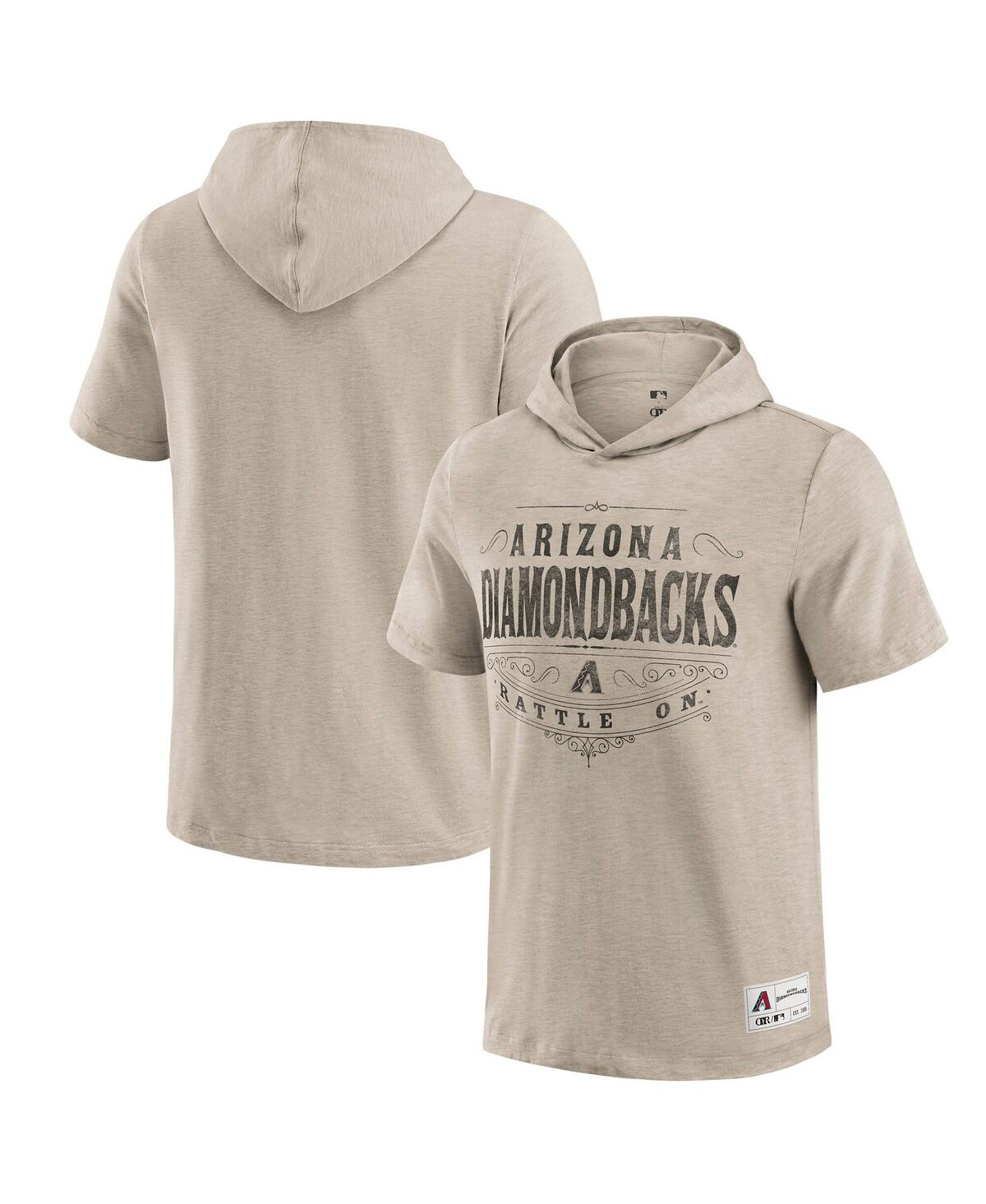 Men's Tan Arizona Diamondbacks Hooded T-Shirt - Tan