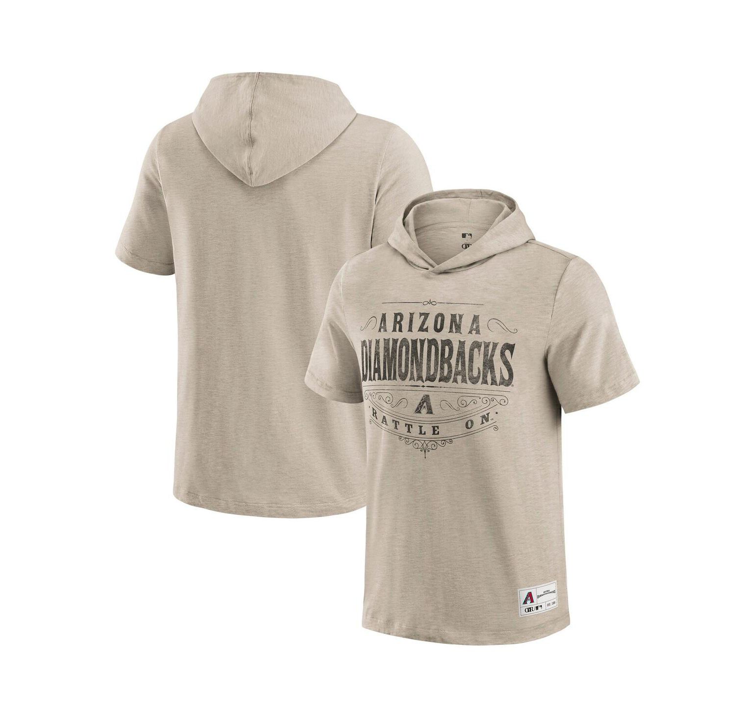 Men's Tan Arizona Diamondbacks Hooded T-Shirt