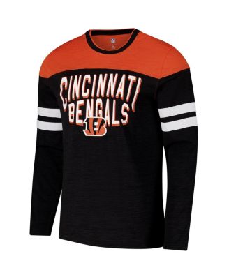 Men's Black/Orange Cincinnati Bengals Adaptive Hail Mary Long Sleeve T-Shirt