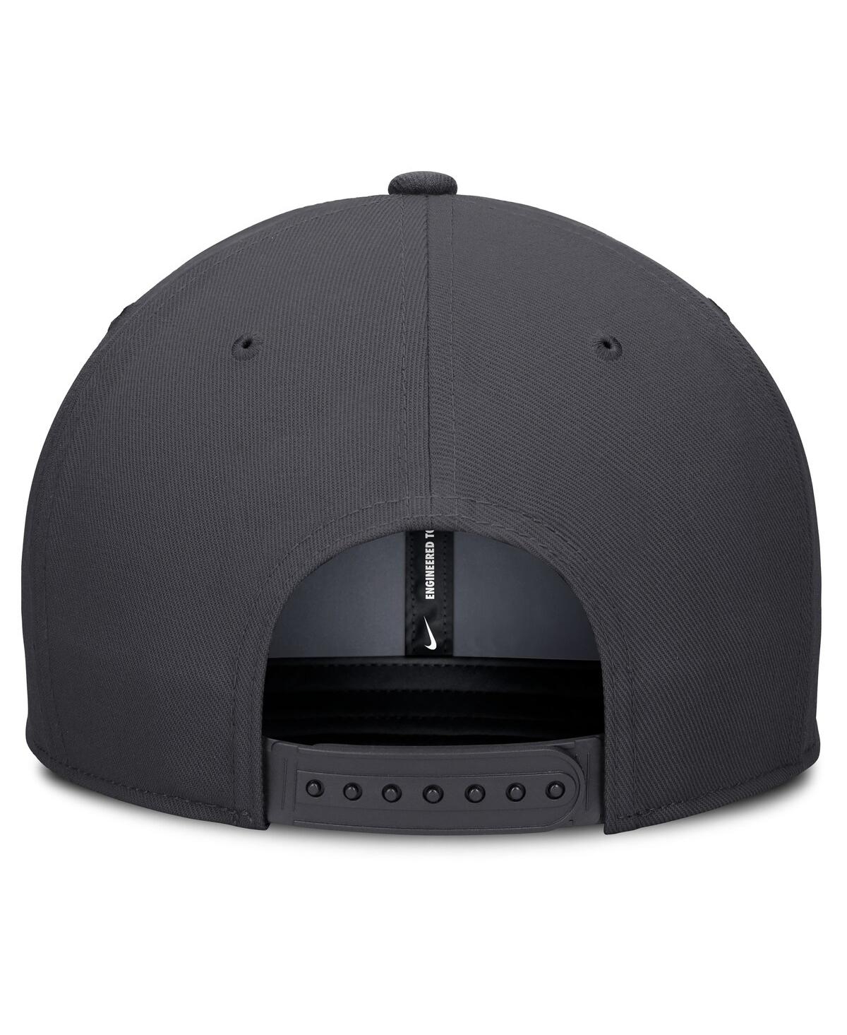 Nike Men's Anthracite St. Louis Cardinals Statement Pro Snapback Hat In Gray