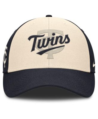 Men's Navy/Natural Minnesota Twins Statement Club Performance Adjustable Hat