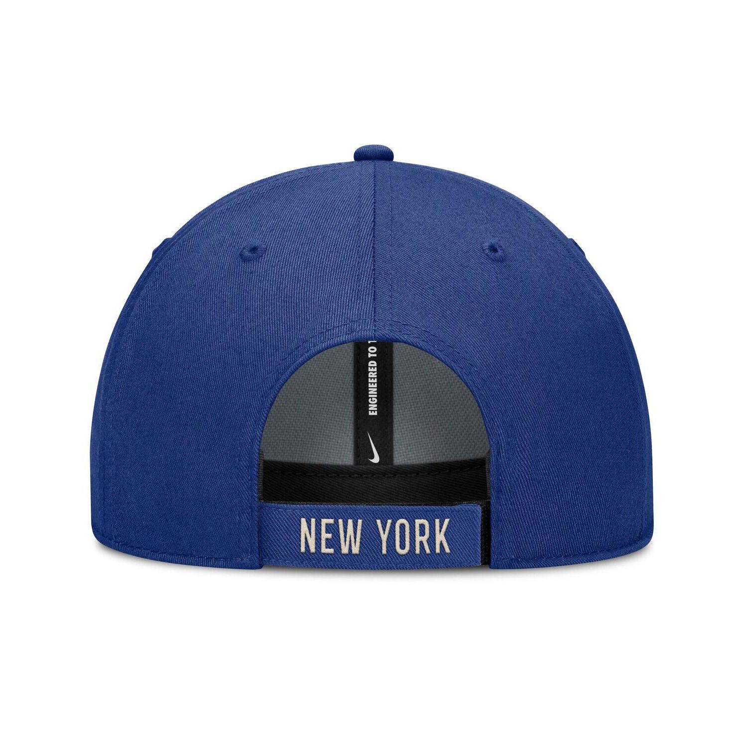 Men's Royal/Natural New York Mets Statement Club Performance Adjustable Hat