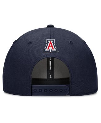 Men's Navy Arizona Wildcats Slanted Primetime Rise Performance Adjustable Hat