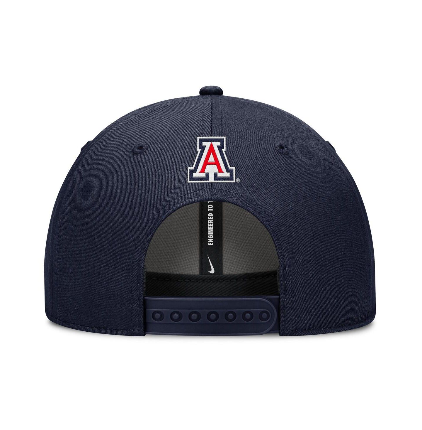 Мужская кепка Nike Navy Arizona Wildcats Slanted Primetime Rise Performance Adjustable Hat — фото 4