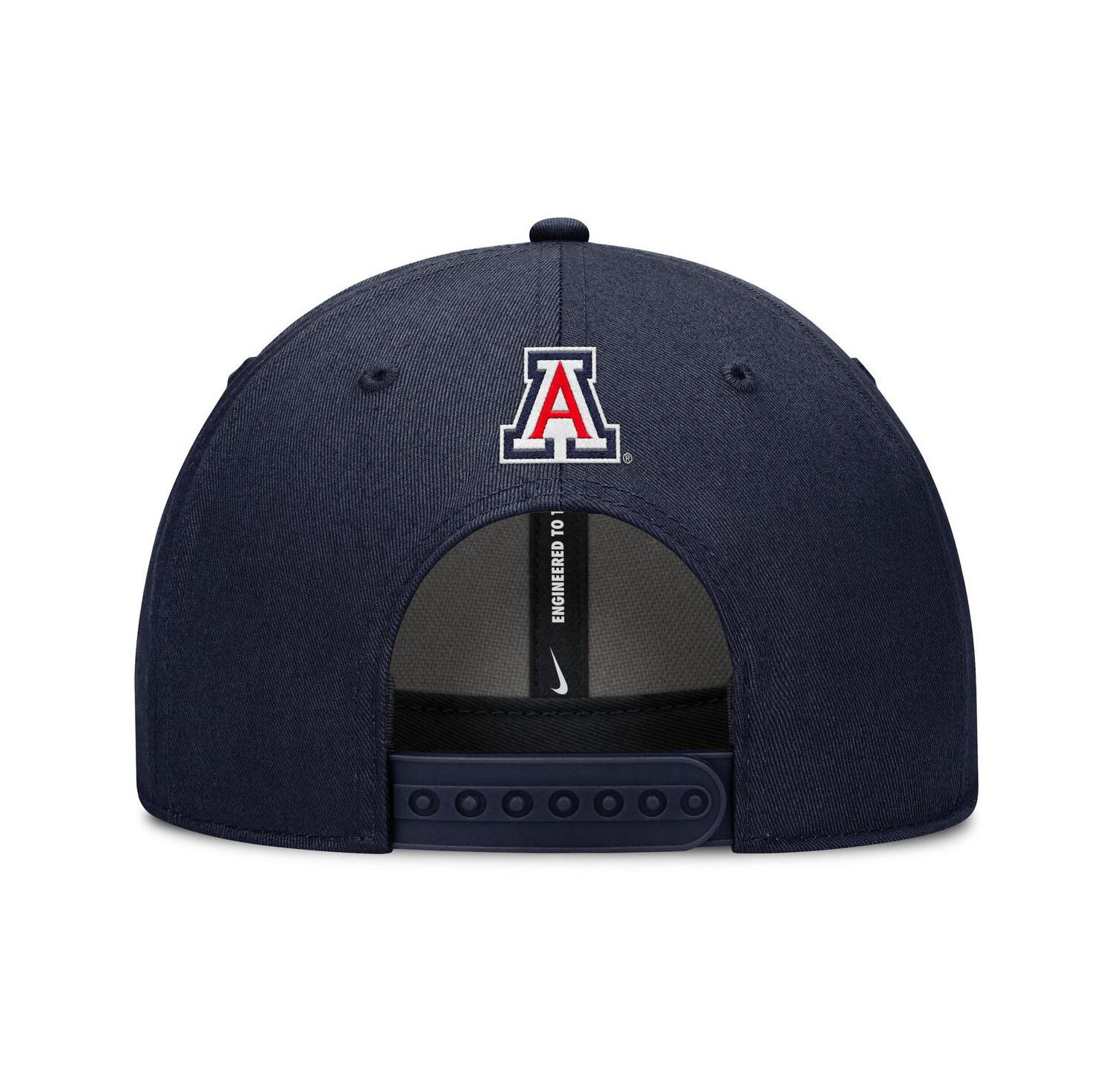 Men's Navy Arizona Wildcats Slanted Primetime Rise Performance Adjustable Hat