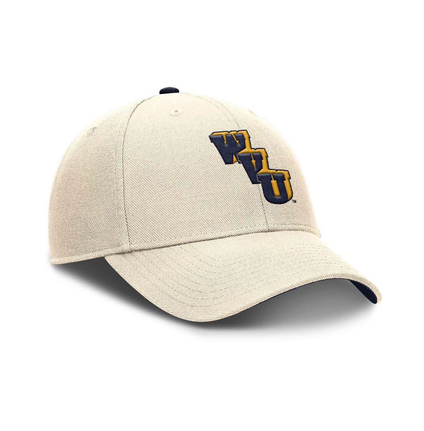 Мужская кепка Nike Natural West Virginia Mountaineers Rise Legacy Adjustable Hat — фото 4