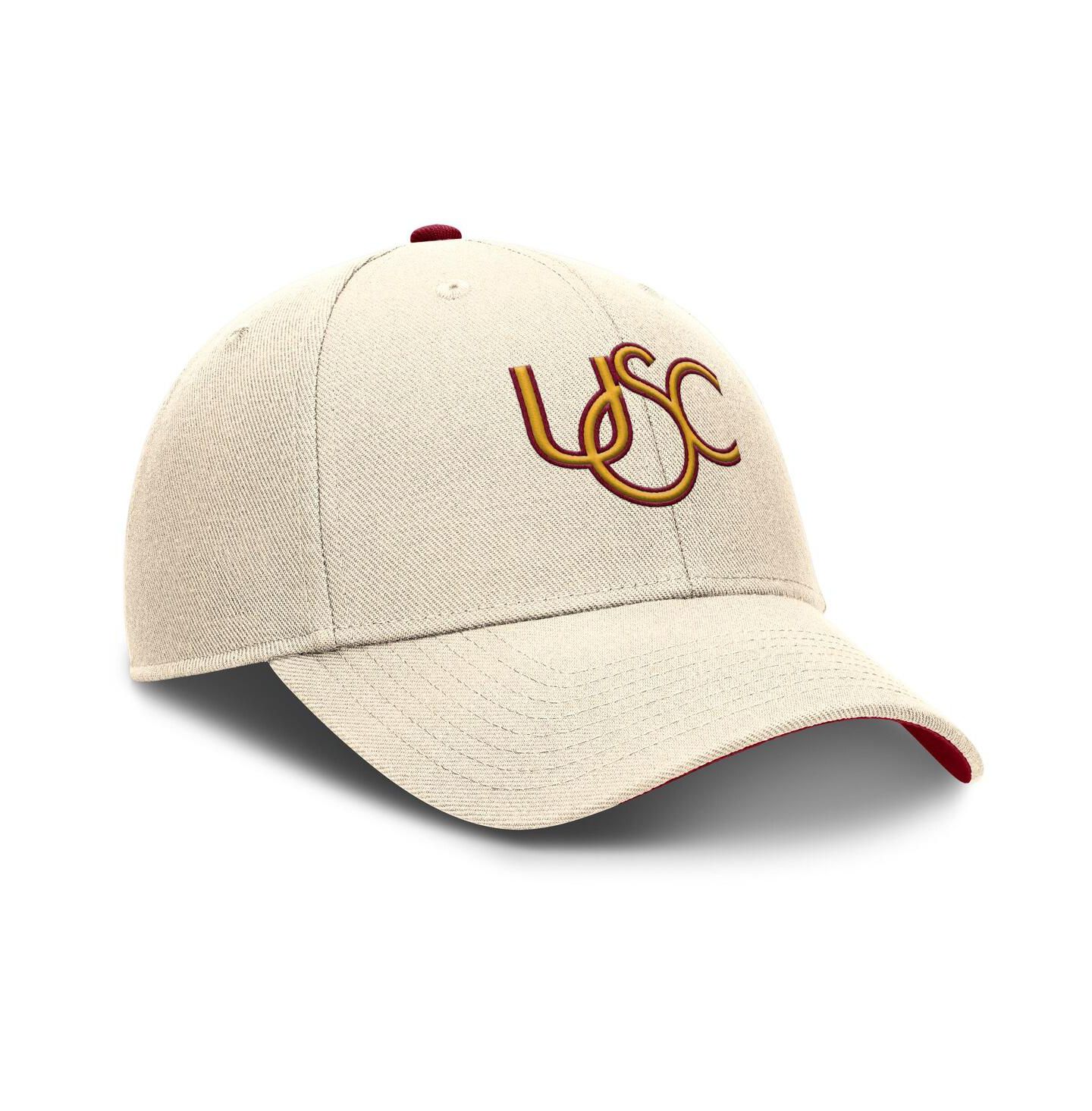 Мужская кепка Nike Natural USC Trojans Rise Legacy Adjustable Hat — фото 3