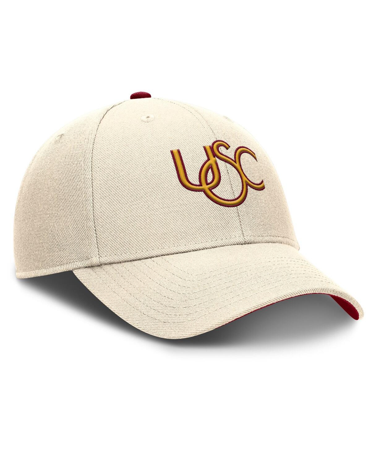 Nike Natural Usc Trojans Rise Legacy Adjustable Hat In Brown