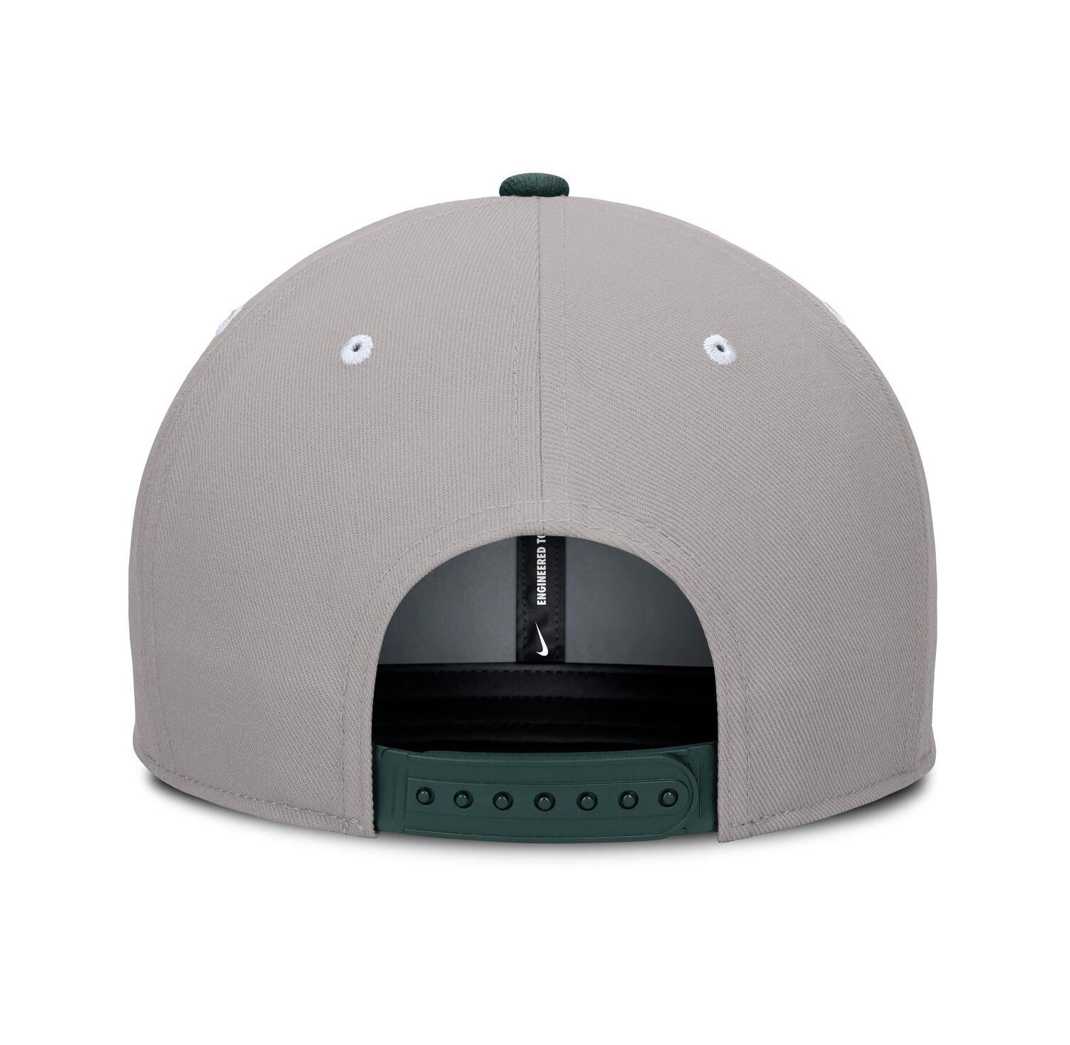 Men's Green/Gray Michigan State Spartans Prep Pro Performance Snapback Hat