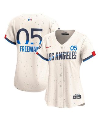 Nike - Women's Freddie Freeman Cream Los Angeles Dodgers City Connect Limited Jersey