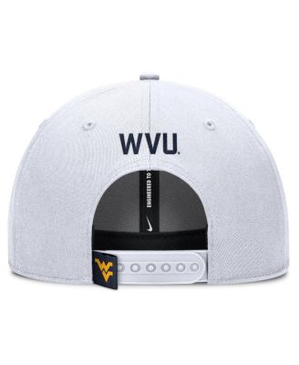 Men's White West Virginia Mountaineers 2025 On-Field Rise Performance Adjustable Hat