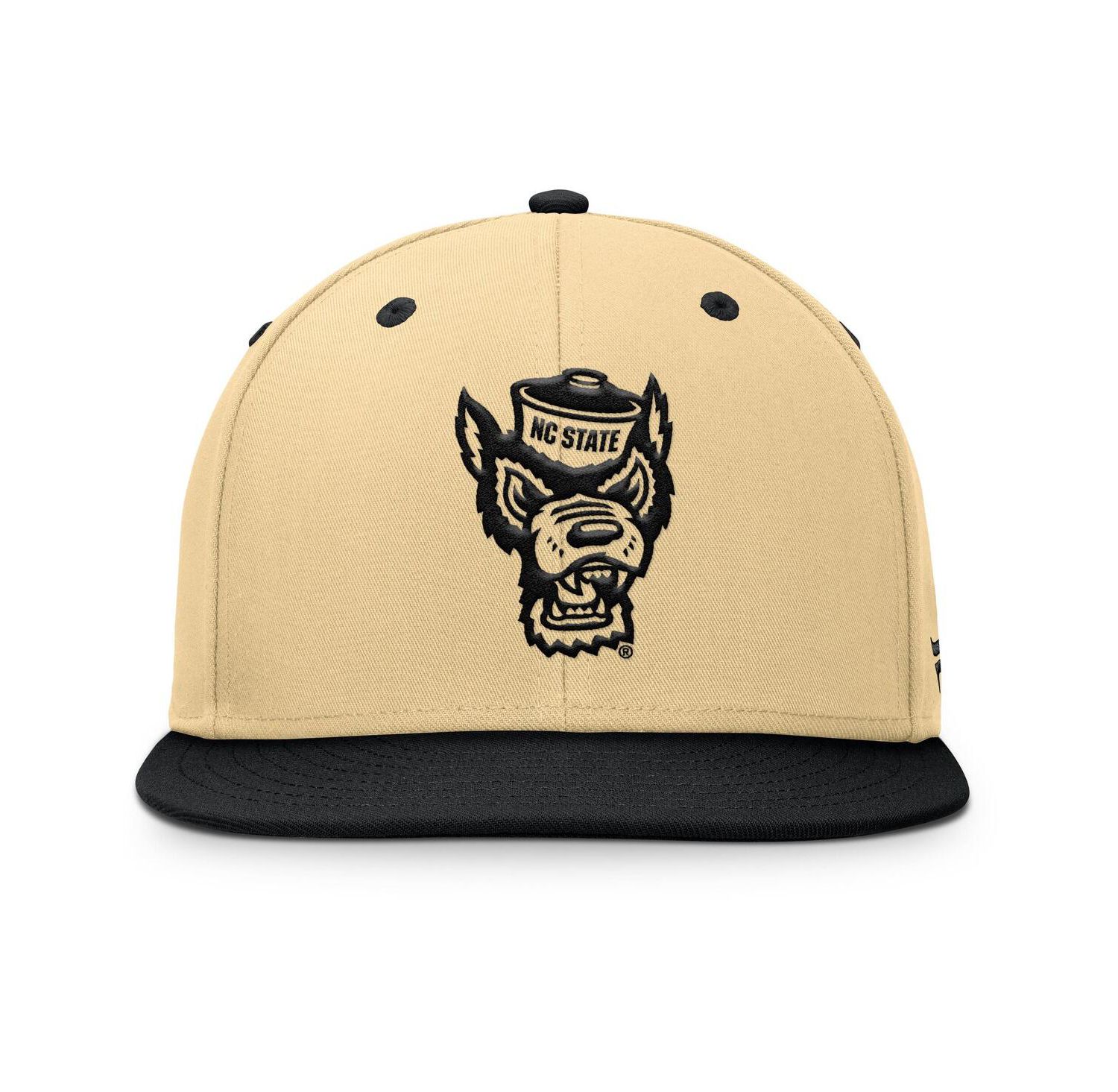 Men's Gold/Black NC State Wolfpack Balance Fitted Hat