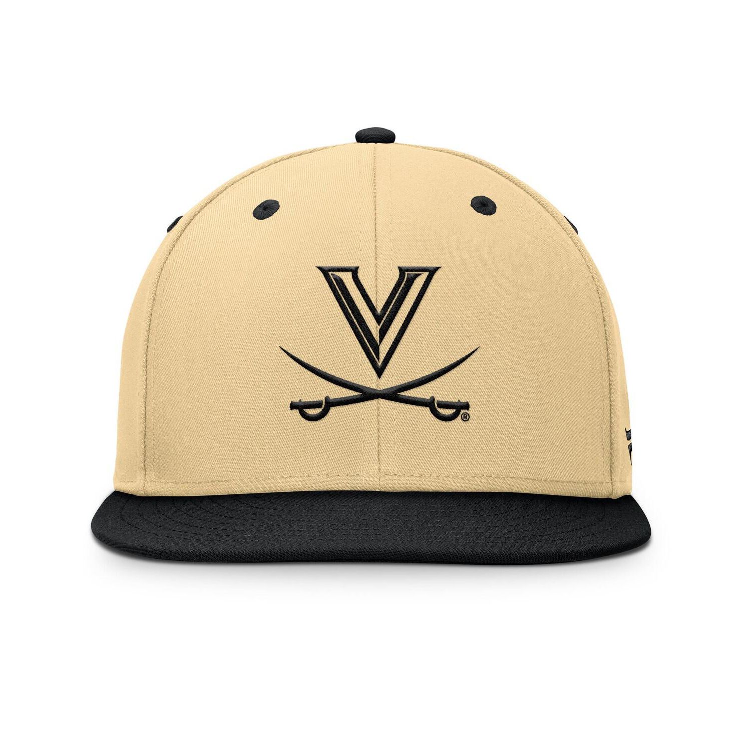 Men's Gold/Black Virginia Cavaliers Balance Fitted Hat
