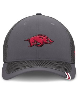 Men's Gray Arkansas Razorbacks Clincher Flex Hat