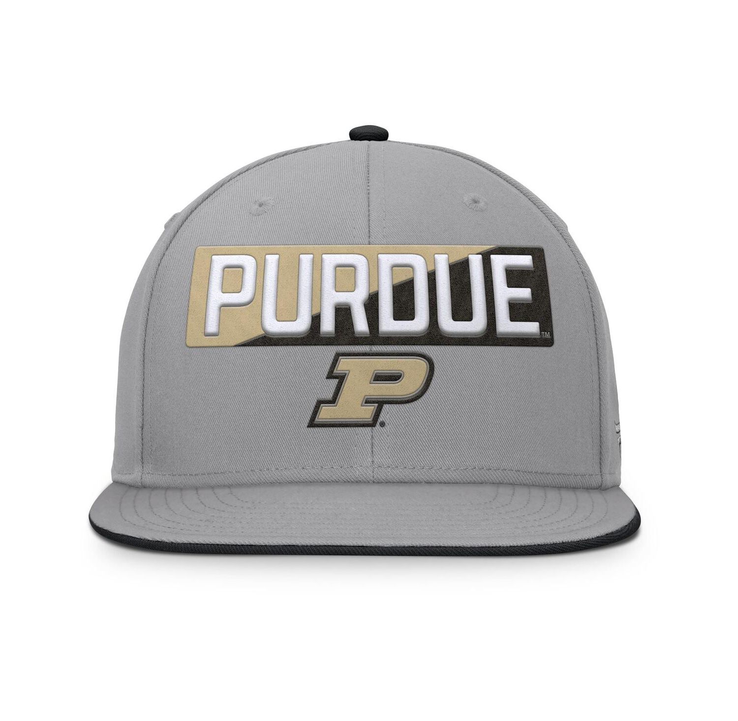 Men's Gray Purdue Boilermakers Duo Snapback Hat