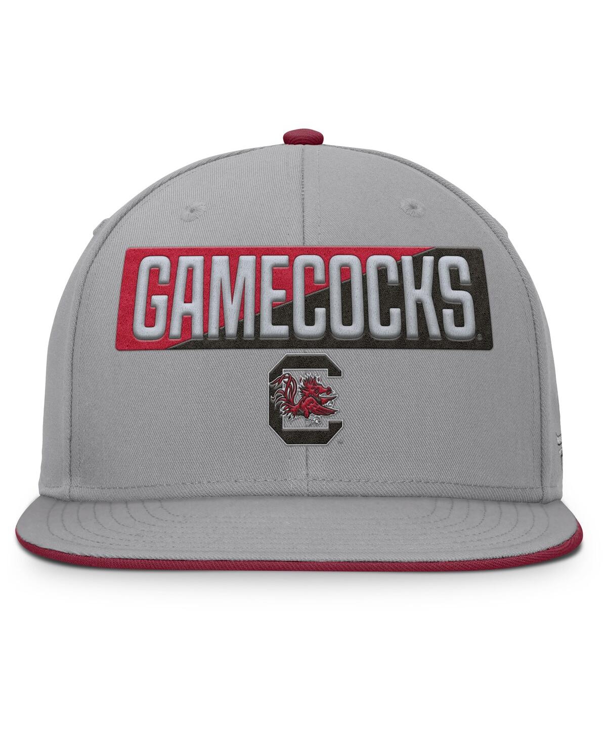 Fanatics Men's Gray South Carolina Gamecocks Duo Snapback Hat In Gray