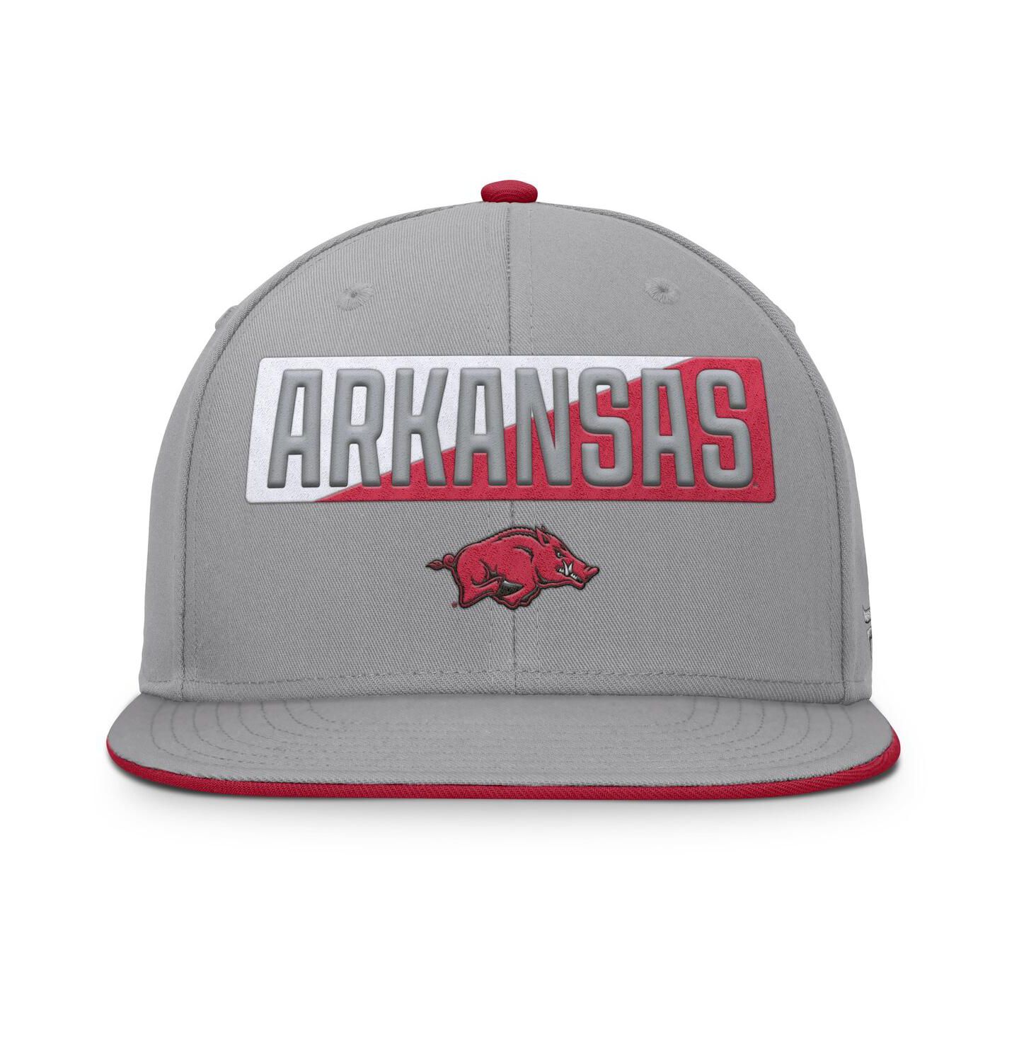 Мужские головные уборы Fanatics Gray Arkansas Razorbacks Duo Snapback Hat — фото 4