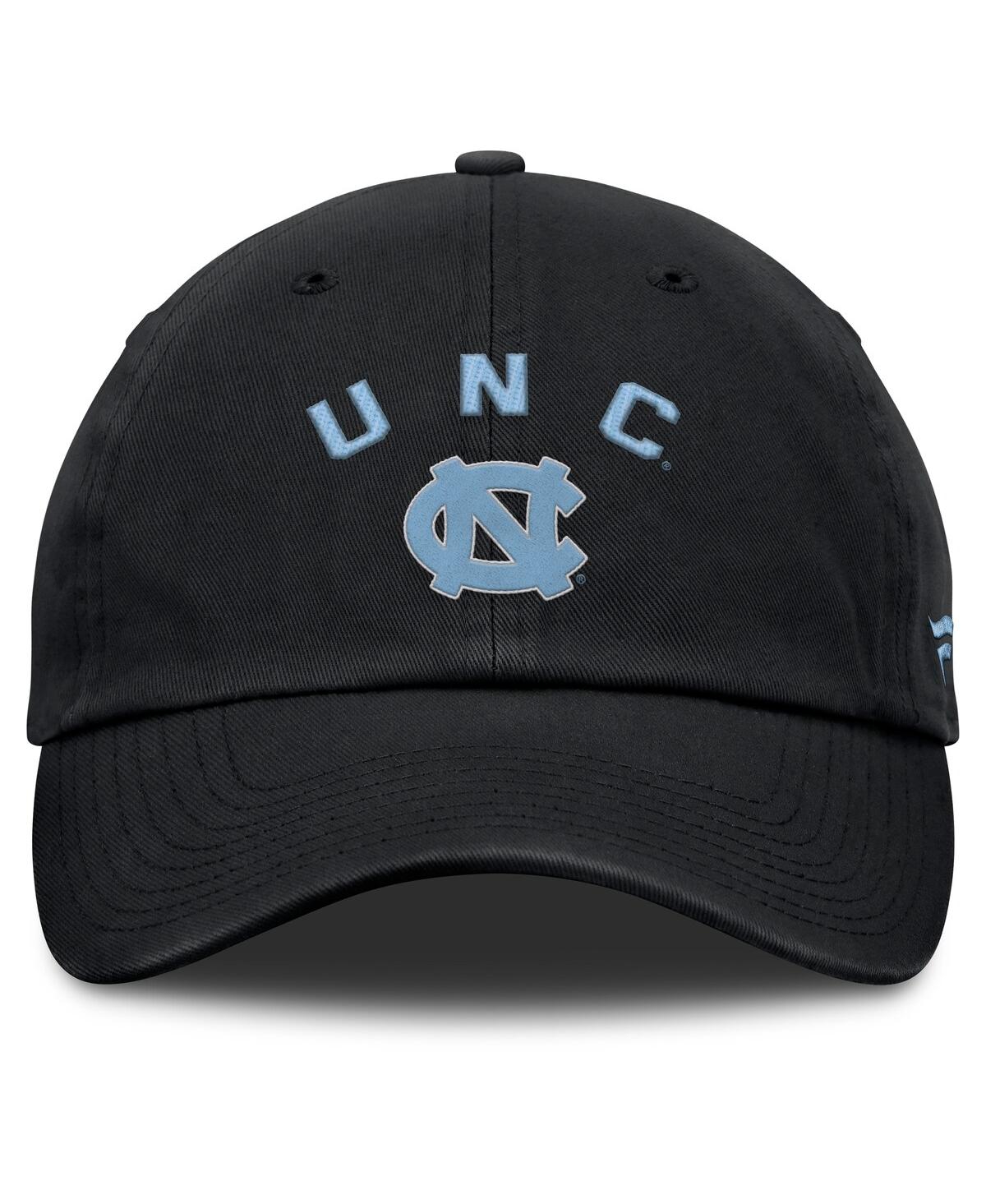 Fanatics Men's Black North Carolina Tar Heels Myth Adjustable Hat In Black